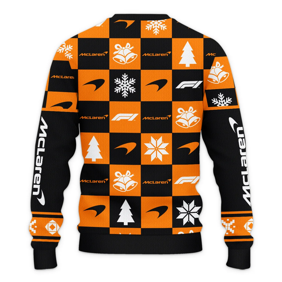 Square Pattern McLaren Formula 1 - Ugly Sweater BLVAF1220925A33MCL - Image 3
