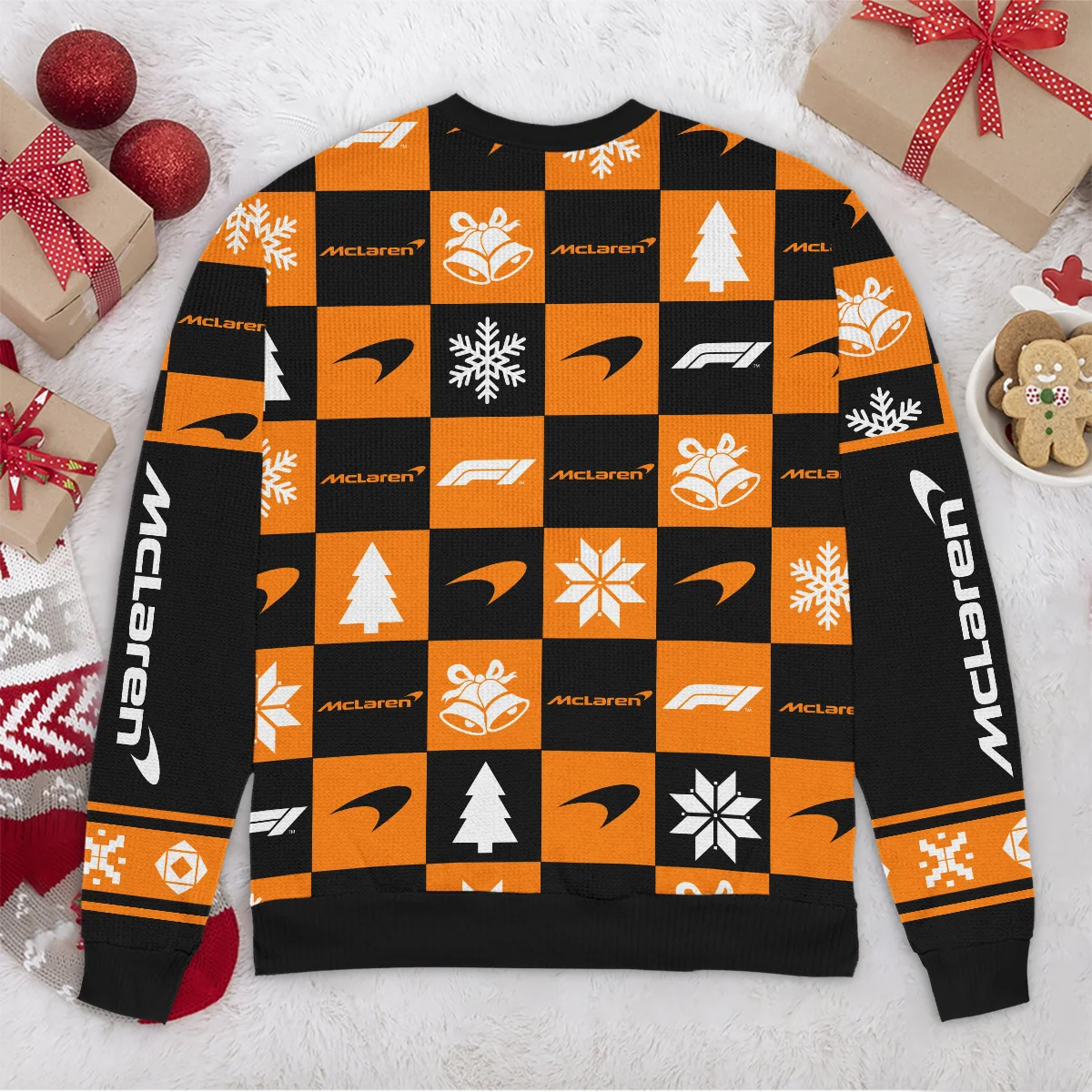 Square Pattern McLaren Formula 1 - Ugly Sweater BLVAF1220925A33MCL - Image 6