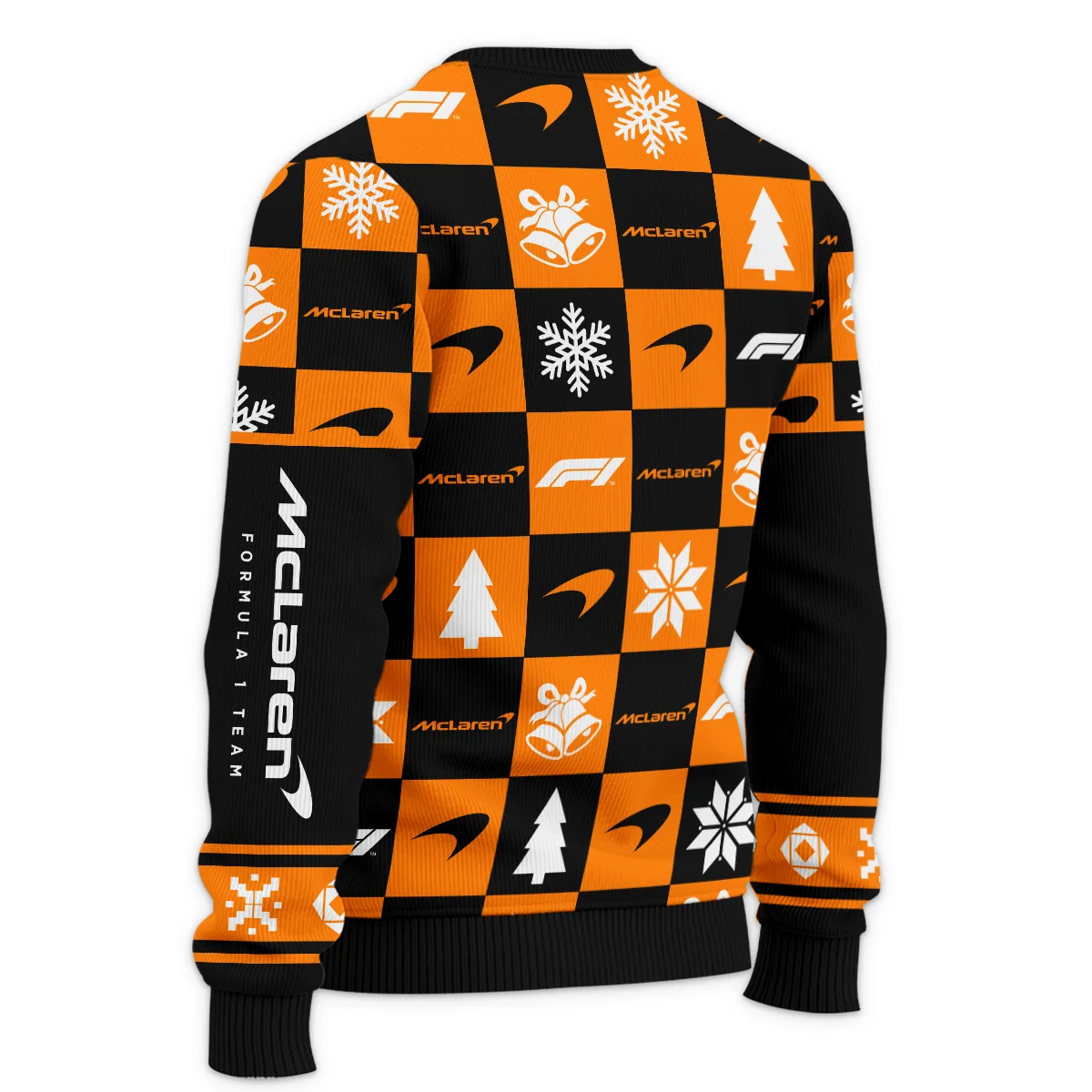 Square Pattern McLaren Formula 1 - Ugly Sweater BLVAF1220925A33MCL - Image 5