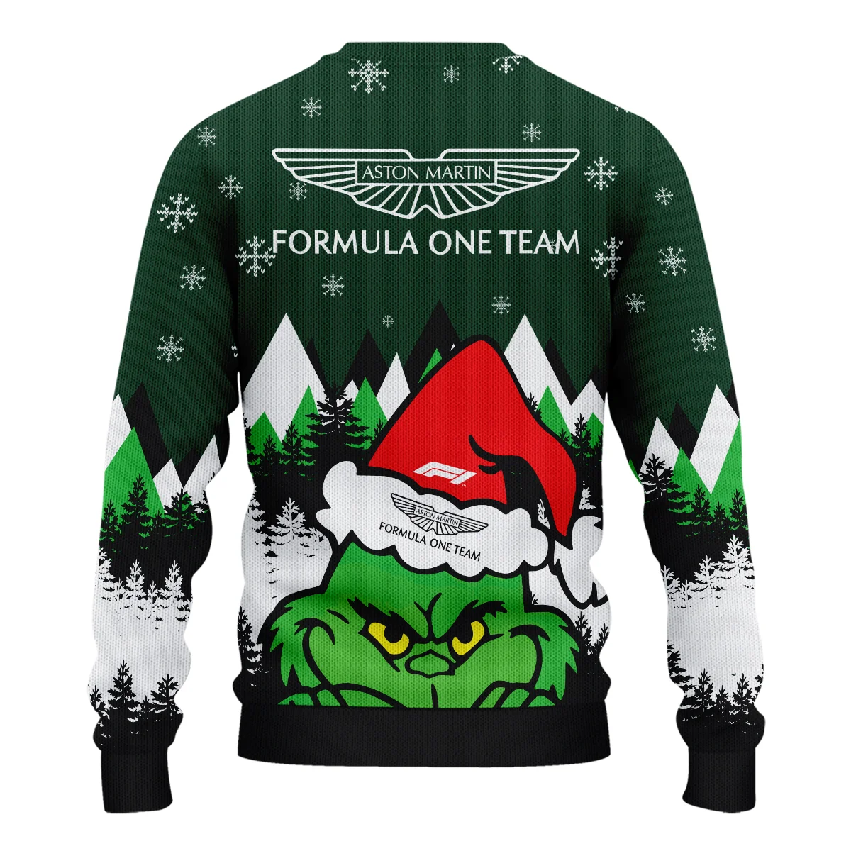 The Grinch Aston Martin Formula 1 - Ugly Sweater BLVAF1220925A17AM - Image 3
