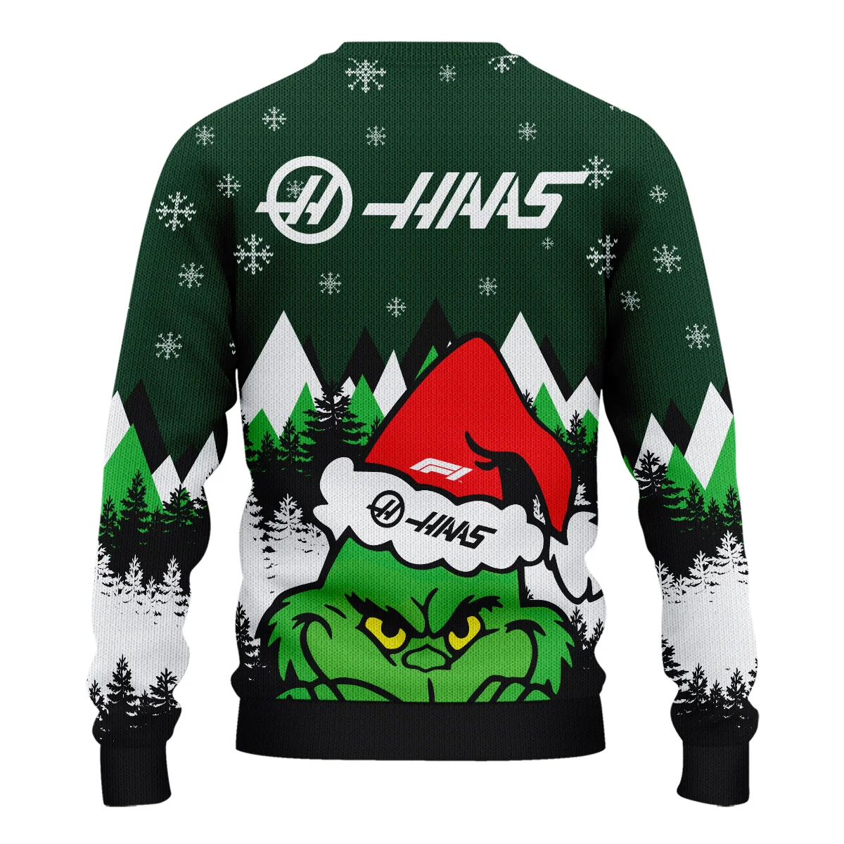The Grinch Haas Formula 1 - Ugly Sweater BLVAF1220925A17HAAS - Image 3