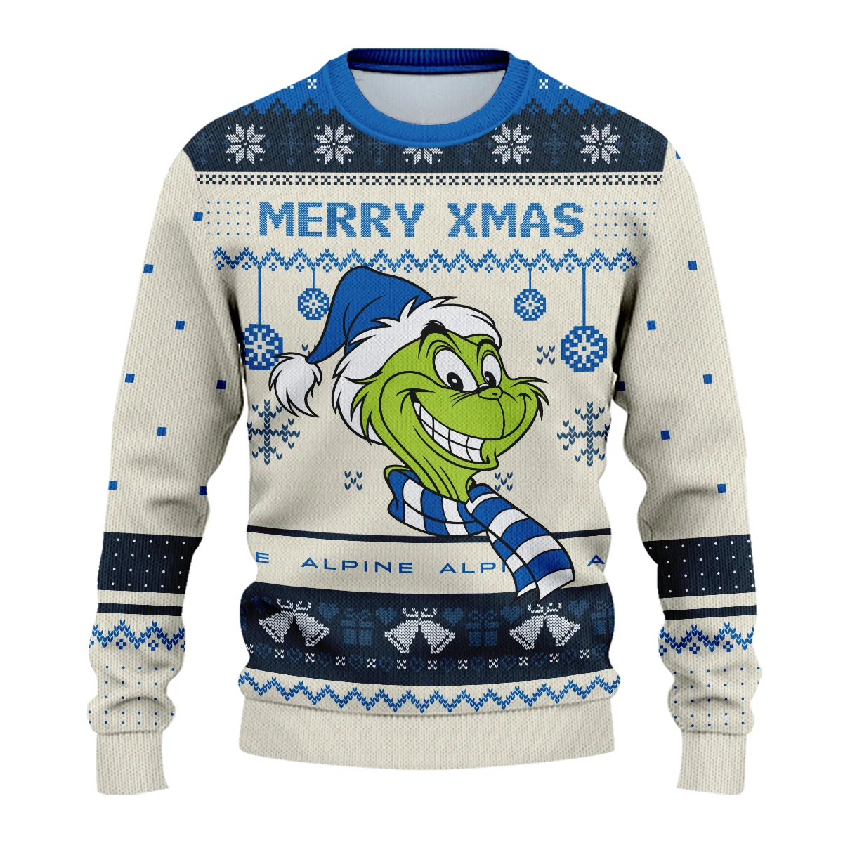 The Grinch x Alpine Formula 1 - Ugly Sweater BLVAF1220925A13ALP - Image 2