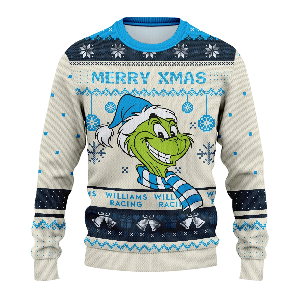The Grinch x Williams Formula 1 - Ugly Sweater BLVAF1220925A13WIL - Image 2