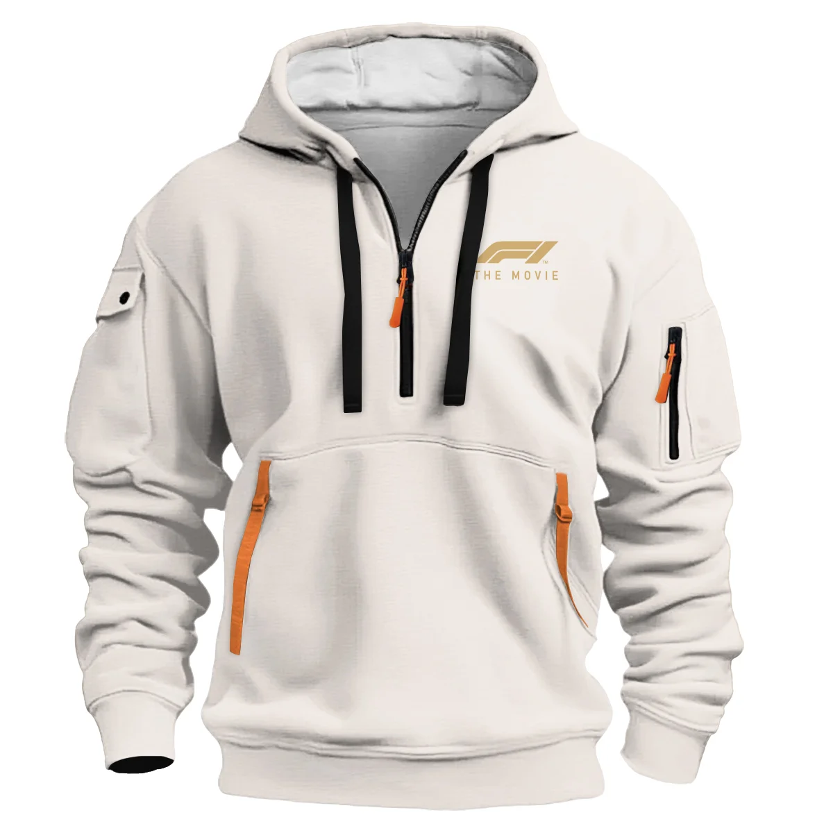 The Movie Race Ready Team Hoodie Half Zipper BLF116625A4HDF - Image 2