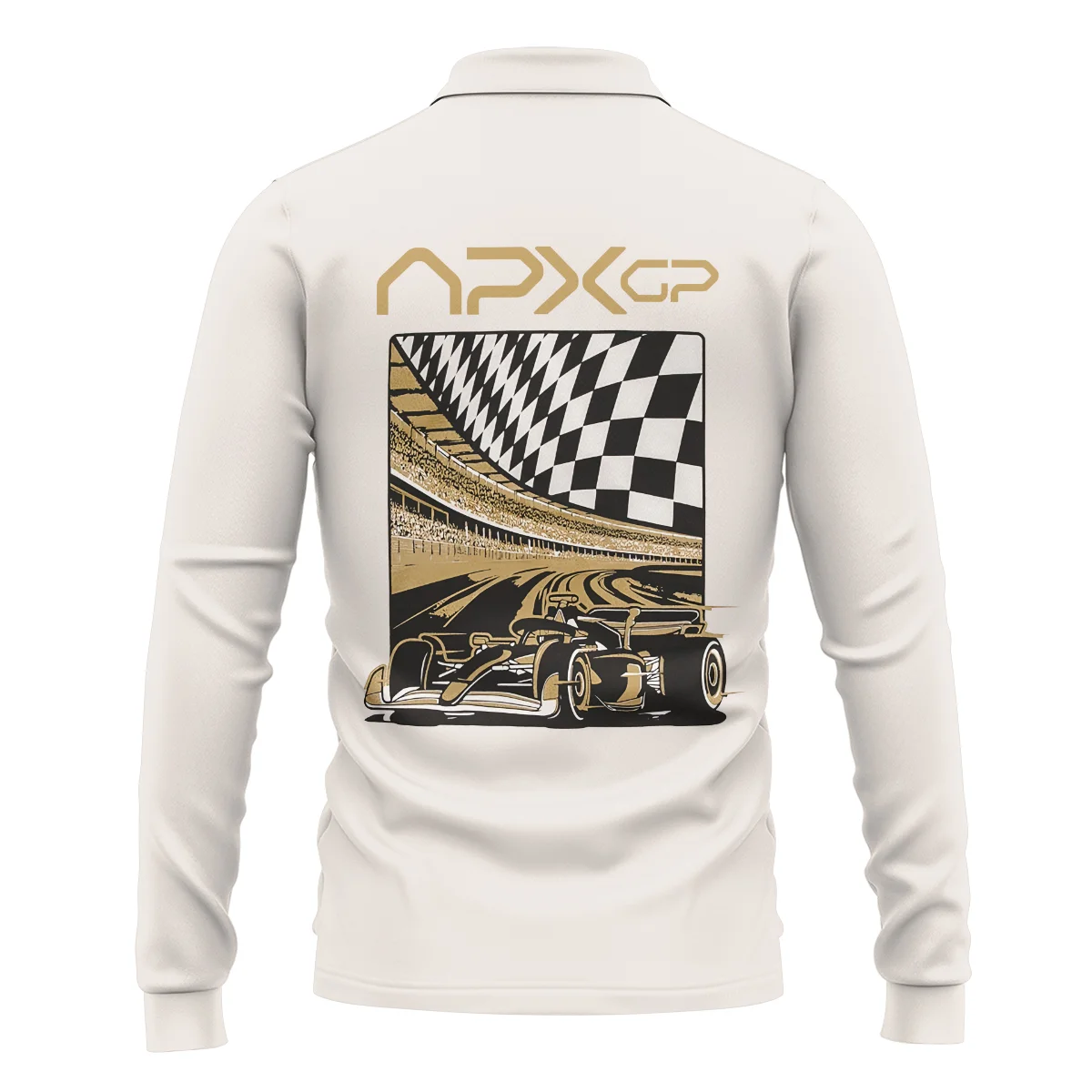 The Movie Race Ready Team Long Polo Shirt BLF116625A4LPL - Image 3