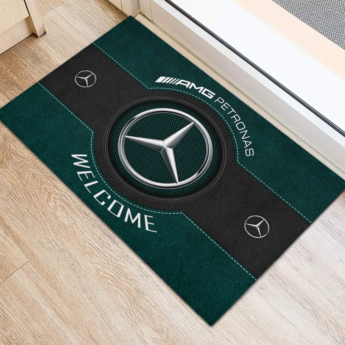 Welcome Mercedes F1 Rubber Base Doormat - All Over Print BLF1139A1MER - Image 3