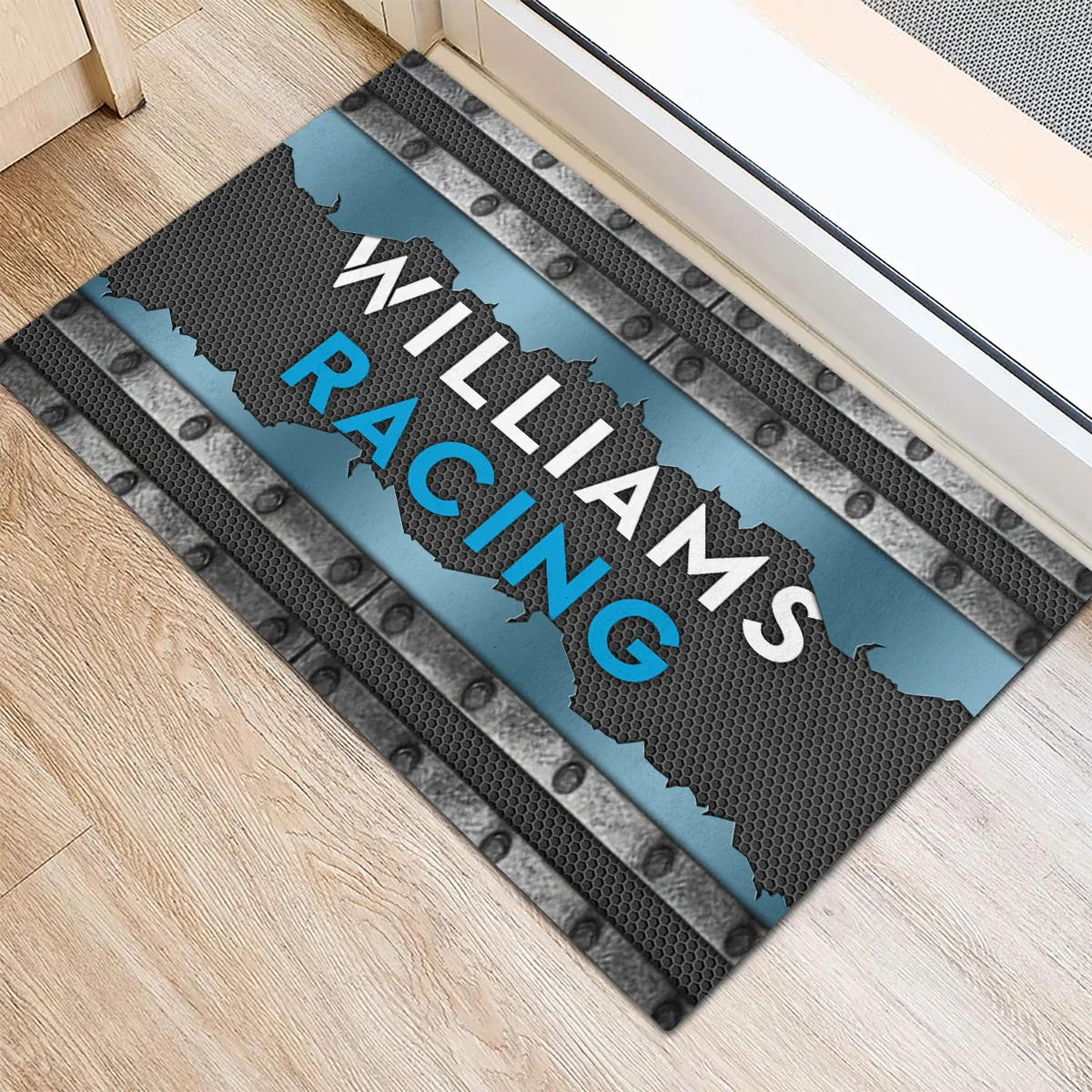 Williams F1 Rubber Base Doormat - All Over Print BLF1139A5WIL - Image 3
