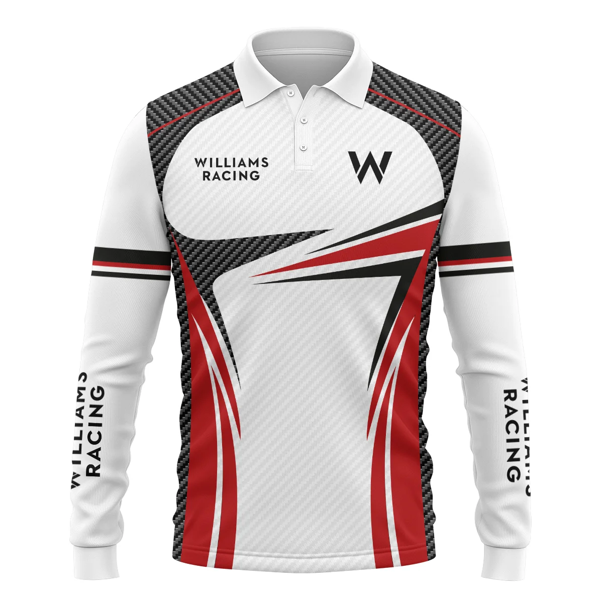 Williams F1 Team For Fans - Long Polo Shirt BLVAF1031225A1WILLPL - Image 2