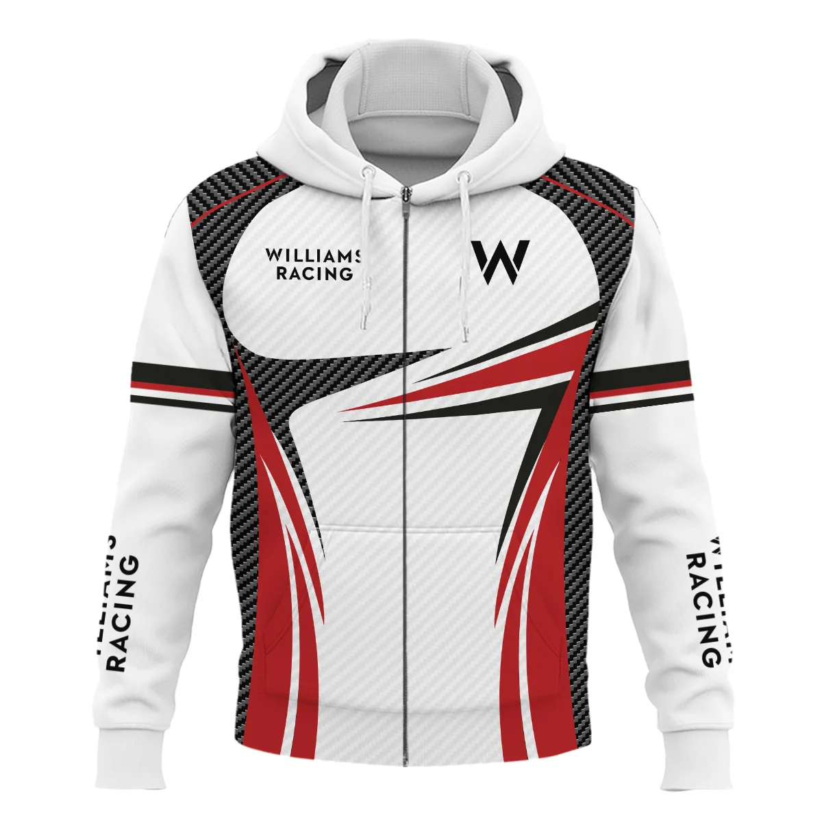 Williams F1 Team For Fans - Zipper Hoodie Unisex Motorsport Apparel BLVAF1031225A1WILZHD - Image 2