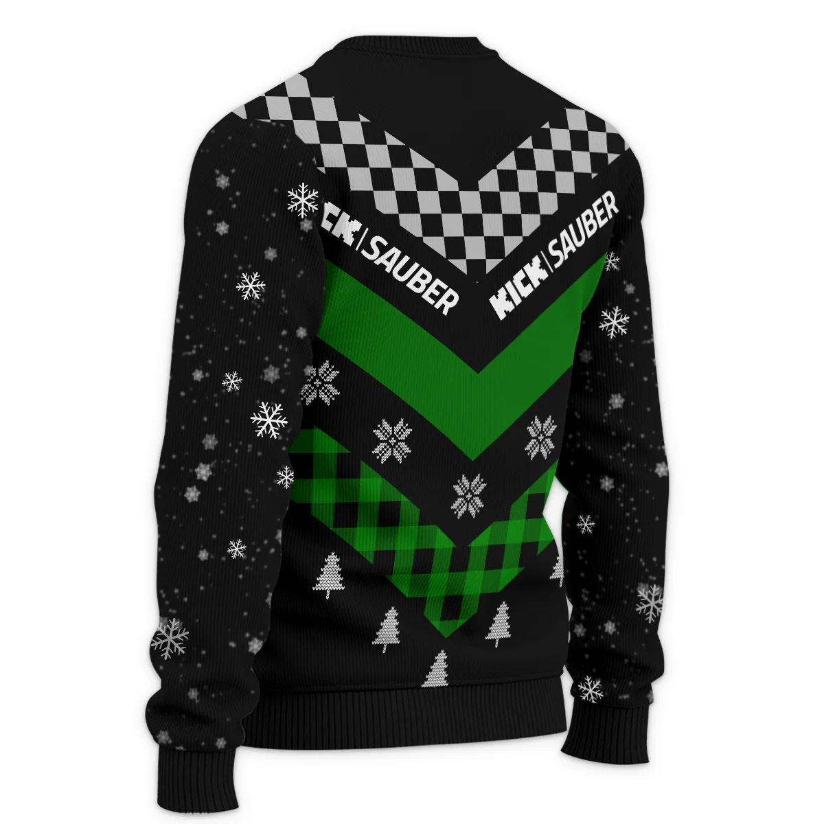 Winter Xmas Pattern Kick Sauber Formula 1 - Ugly Sweater BLVAF1220925A32KS - Image 5