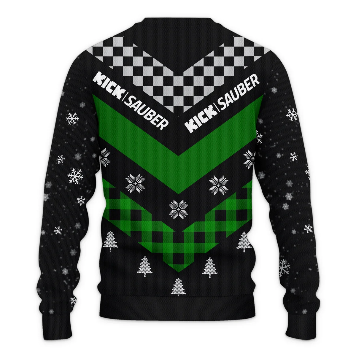 Winter Xmas Pattern Kick Sauber Formula 1 - Ugly Sweater BLVAF1220925A32KS - Image 3