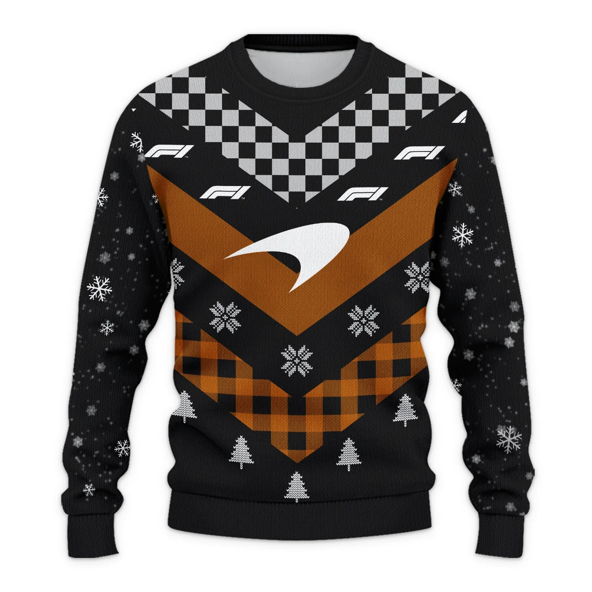Winter Xmas Pattern McLaren Formula 1 - Ugly Sweater BLVAF1220925A32MCL - Image 2