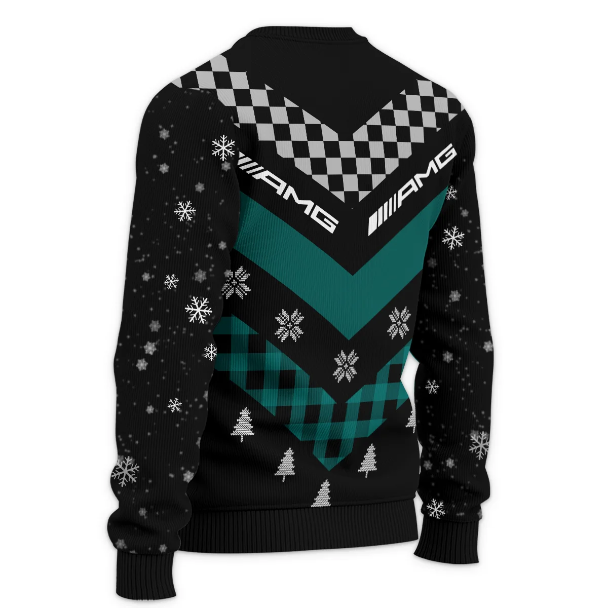 Winter Xmas Pattern Mercedes Formula 1 - Ugly Sweater BLVAF1220925A32MER - Image 5