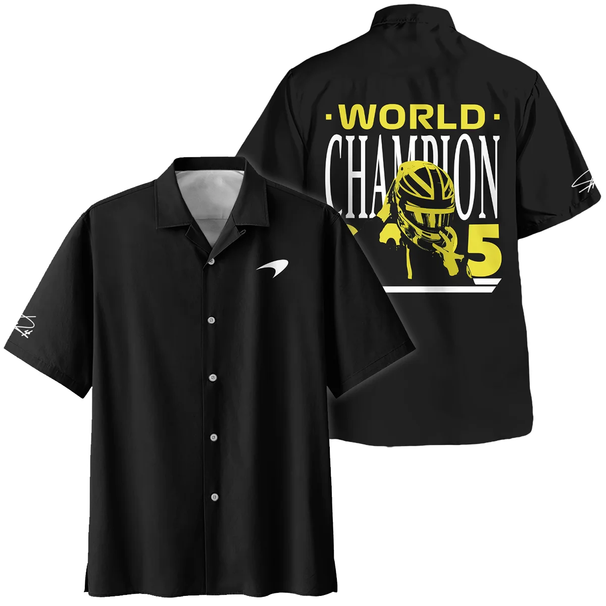 World Champion 2025 Lando Norris McLaren F1 Team Hawaiian Shirt Unisex Motorsport Apparel BLVALN051225A5HW