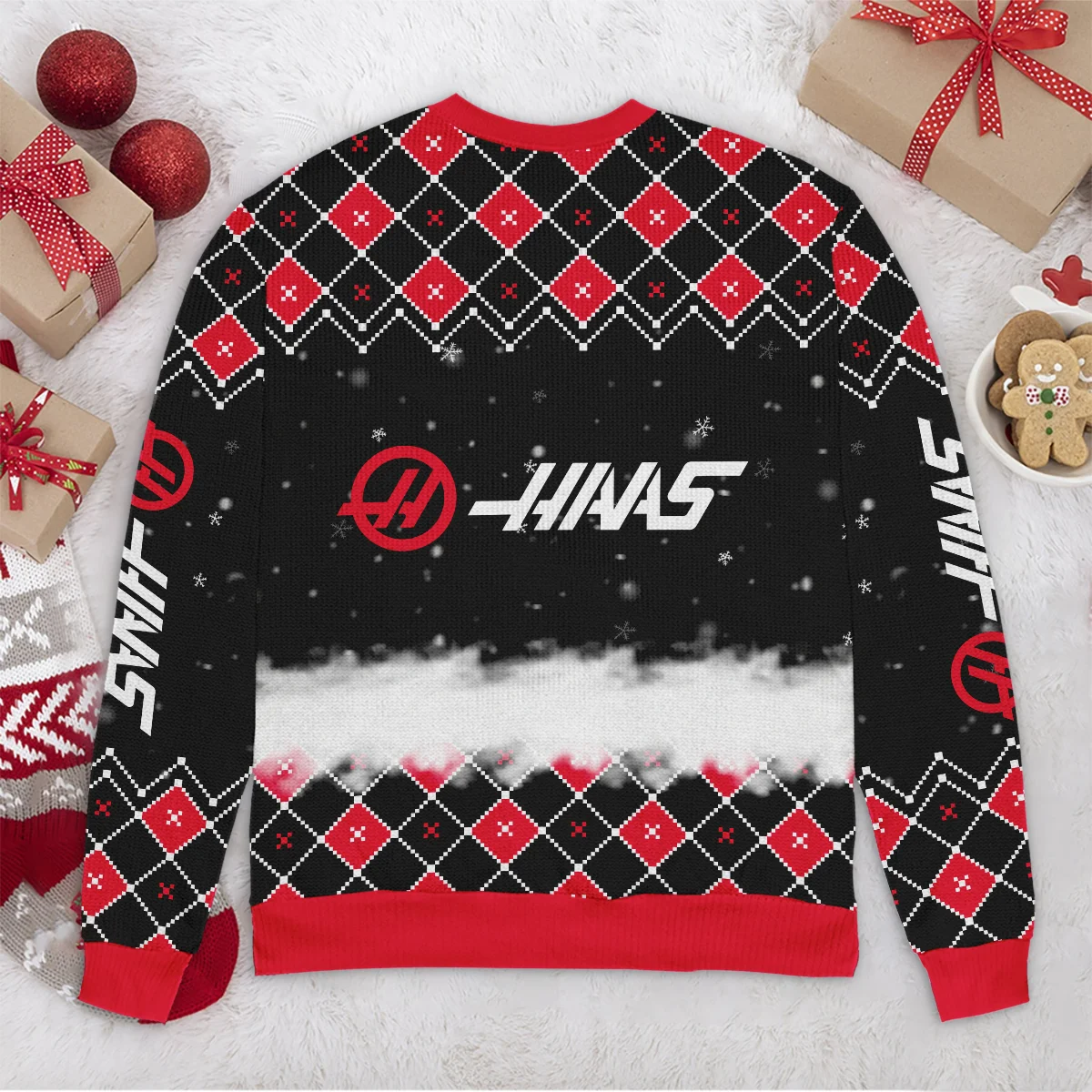X-Mas Haas Formula 1 - Ugly Sweater BLVAF1220925A3HAAS - Image 6