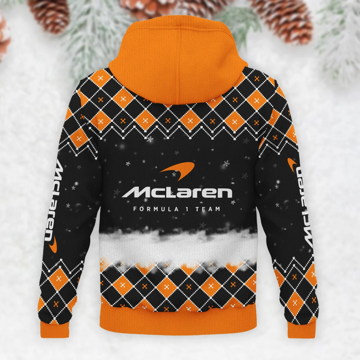 X-Mas McLaren Formula 1 - Knitted Hoodie BLVAF12209250A3MCL - Image 3