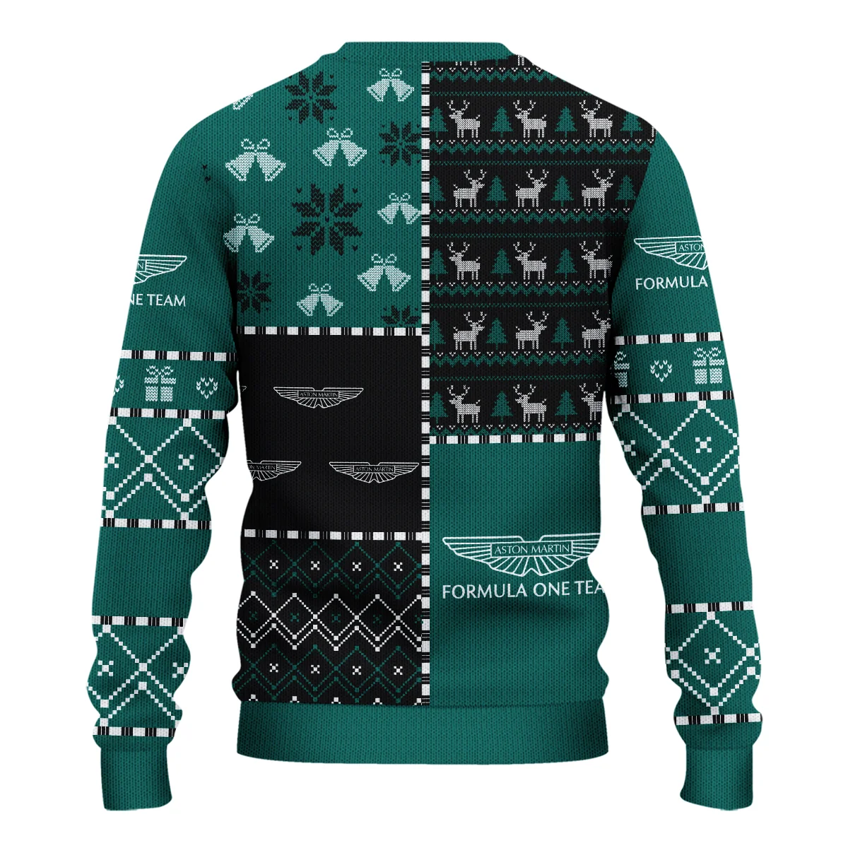 X-Mas Pattern Aston Martin Formula 1 - Ugly Sweater BLVAF1220925A2AM - Image 3