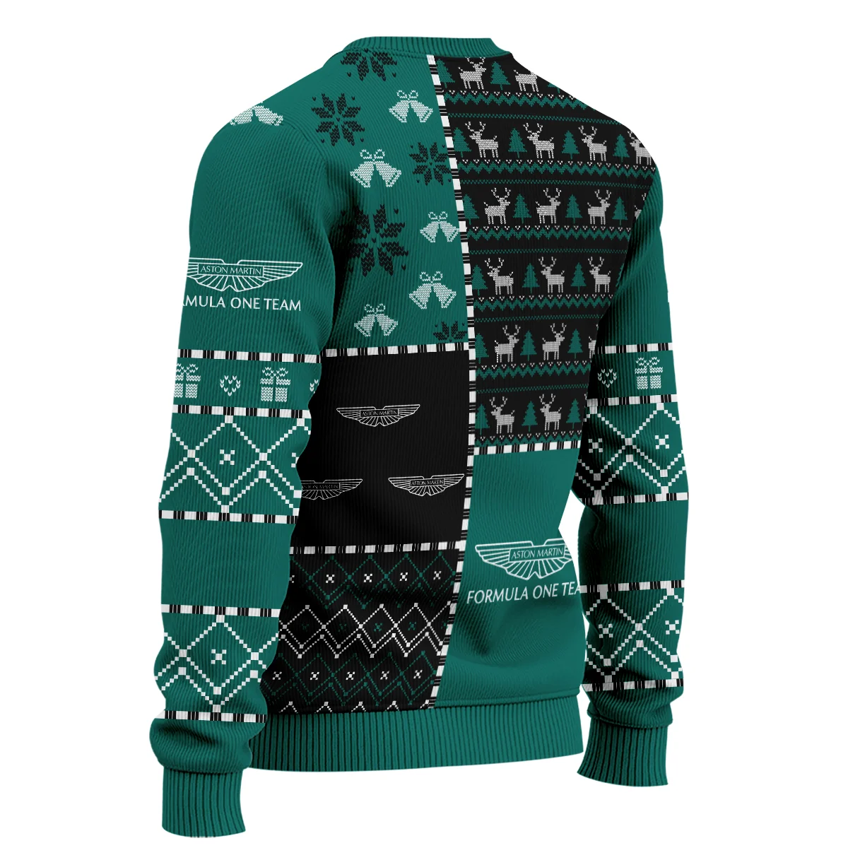 X-Mas Pattern Aston Martin Formula 1 - Ugly Sweater BLVAF1220925A2AM - Image 5
