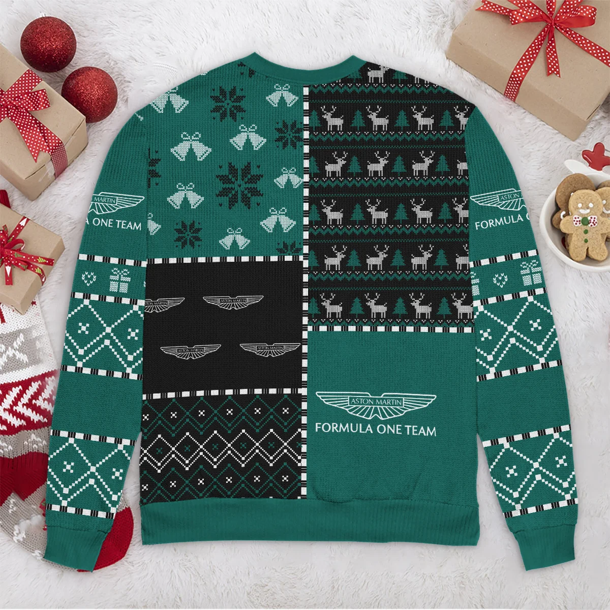 X-Mas Pattern Aston Martin Formula 1 - Ugly Sweater BLVAF1220925A2AM - Image 6