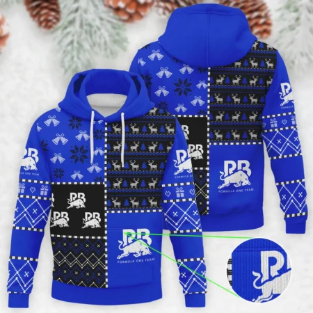 X-Mas Pattern Racing Bulls Formula 1 - Knitted Hoodie BLVAF12209250A2RAC