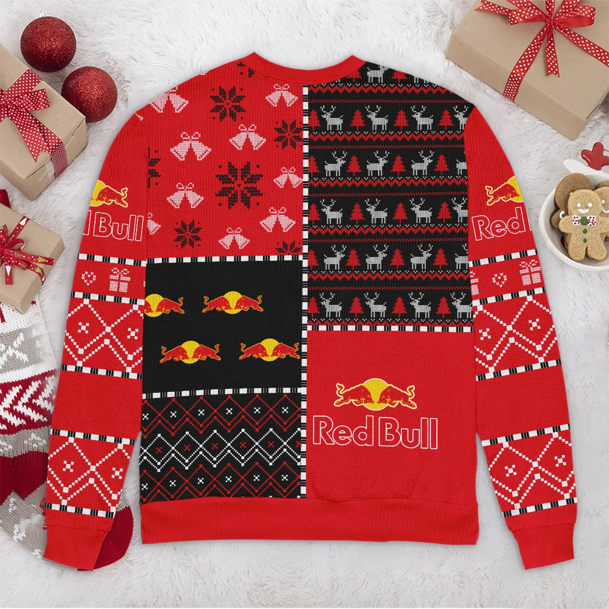 X-Mas Pattern Red Bull Racing Formula 1 - Ugly Sweater BLVAF1220925A2RBR - Image 6
