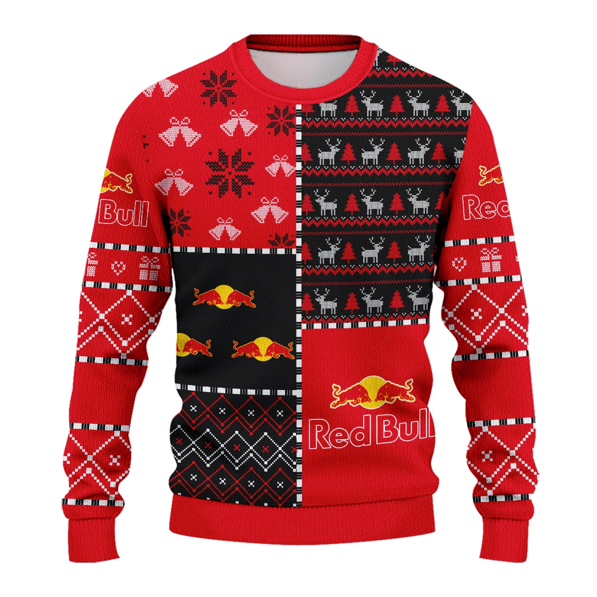 X-Mas Pattern Red Bull Racing Formula 1 - Ugly Sweater BLVAF1220925A2RBR - Image 2