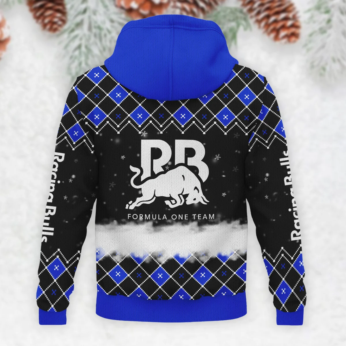 X-Mas Racing Bulls Formula 1 - Knitted Hoodie BLVAF12209250A3RAC - Image 3