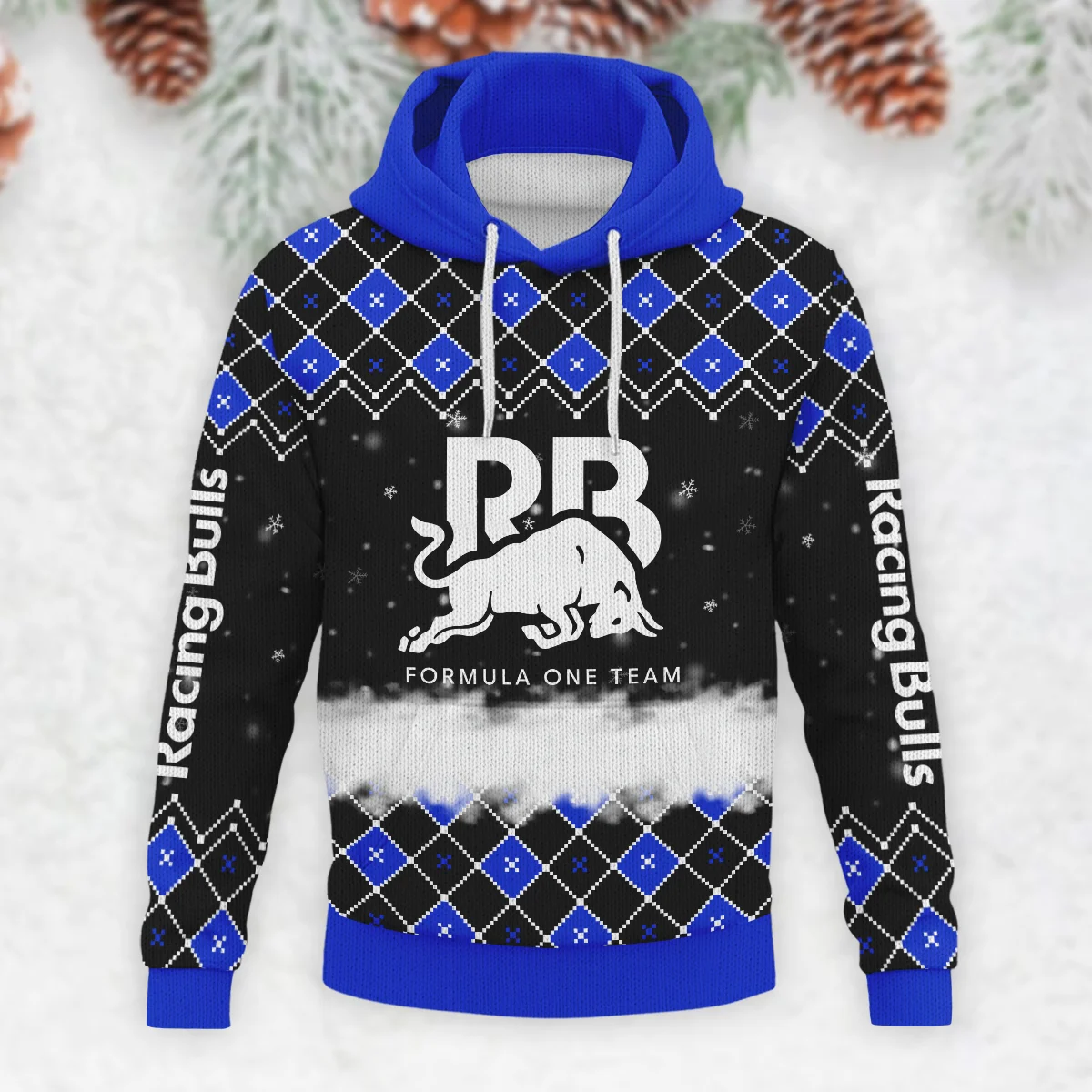 X-Mas Racing Bulls Formula 1 - Knitted Hoodie BLVAF12209250A3RAC - Image 2