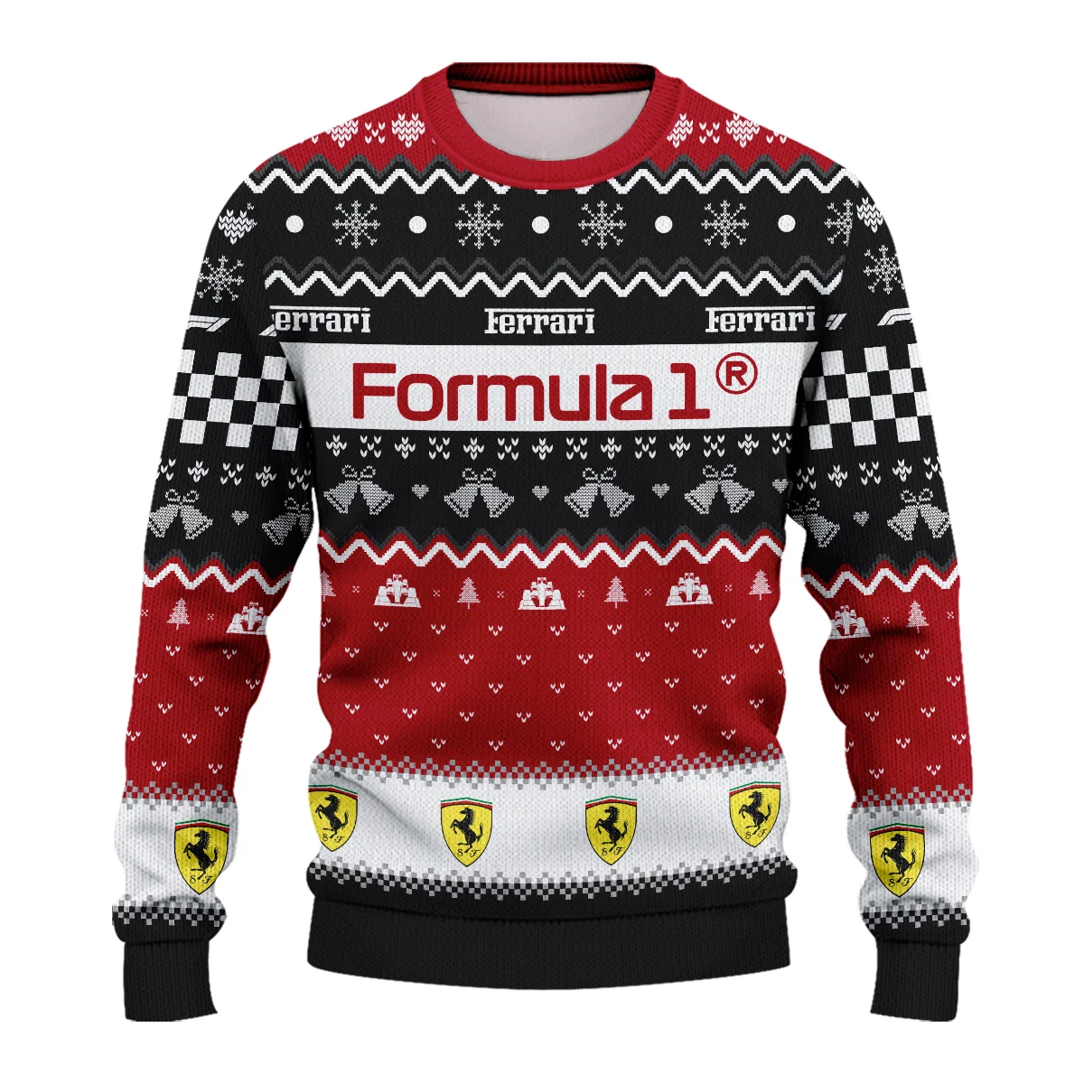 Xmas Ferrari Formula 1 - Ugly Sweater BLVAF1220925A12FRR - Image 2