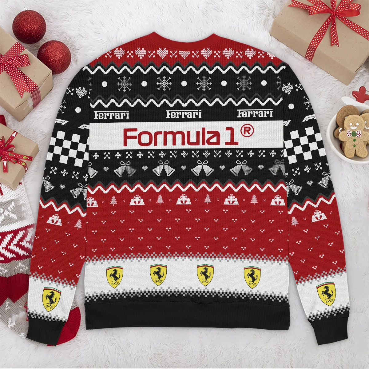 Xmas Ferrari Formula 1 - Ugly Sweater BLVAF1220925A12FRR - Image 6