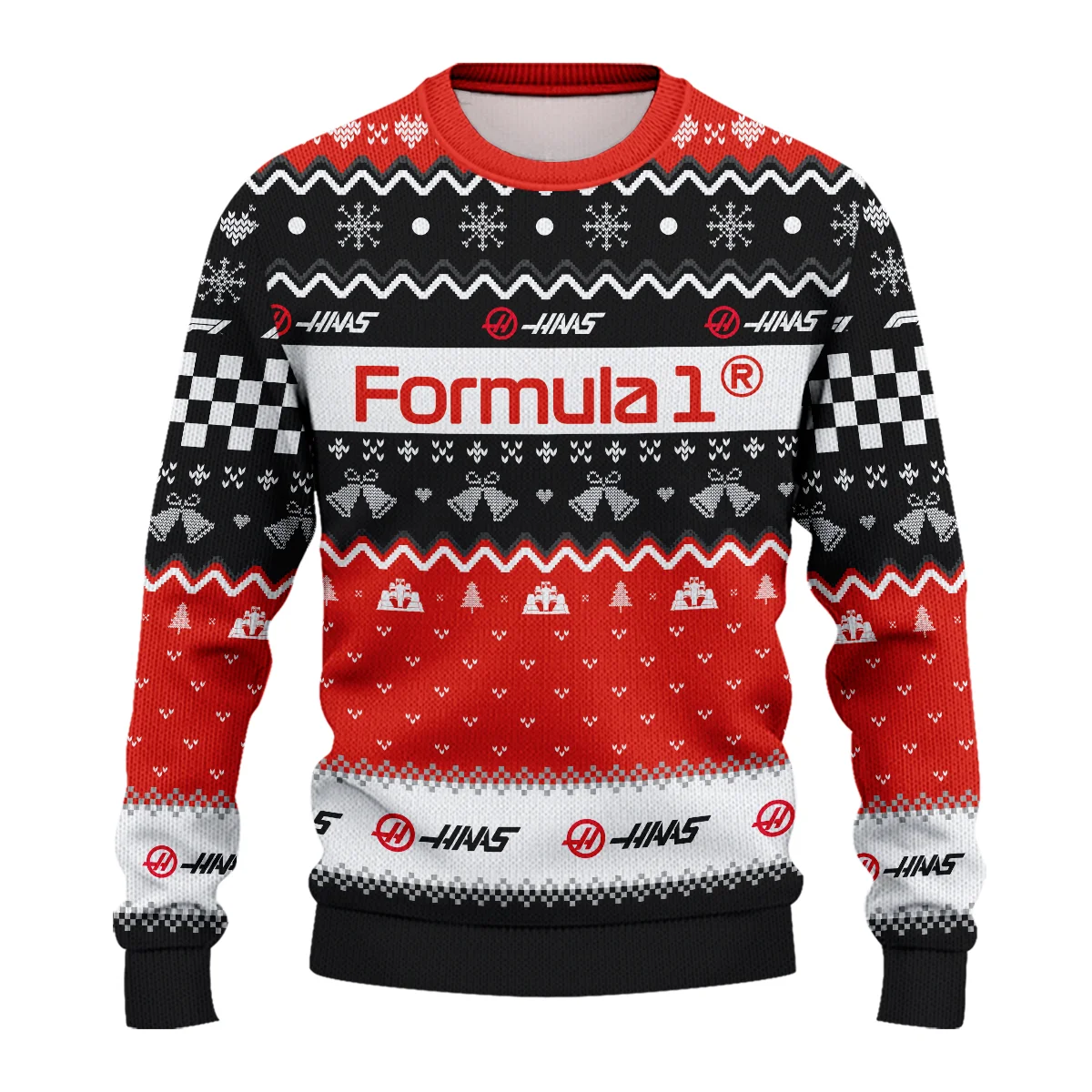 Xmas Haas Formula 1 - Ugly Sweater BLVAF1220925A12HAAS - Image 2