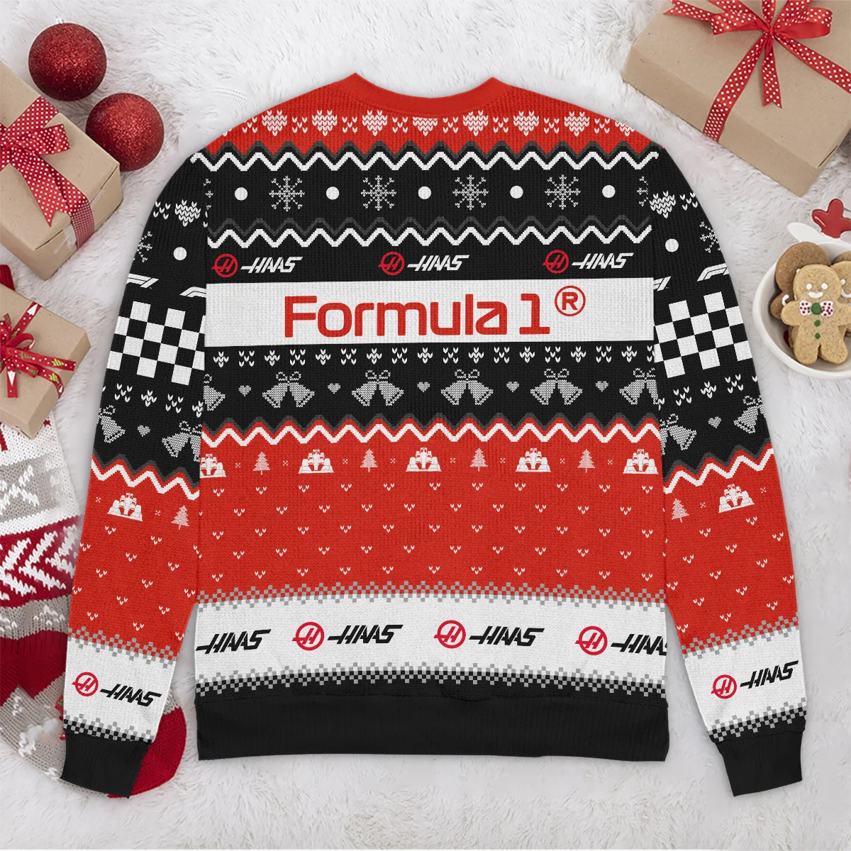 Xmas Haas Formula 1 - Ugly Sweater BLVAF1220925A12HAAS - Image 6