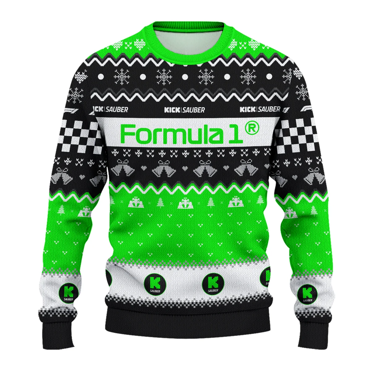 Xmas Kick Sauber Formula 1 - Ugly Sweater BLVAF1220925A12KS - Image 2