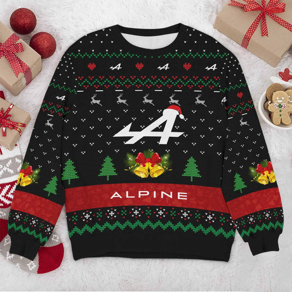 Xmas Pattern Alpine Formula 1 - Ugly Sweater BLVAF1220925A29ALP - Image 4