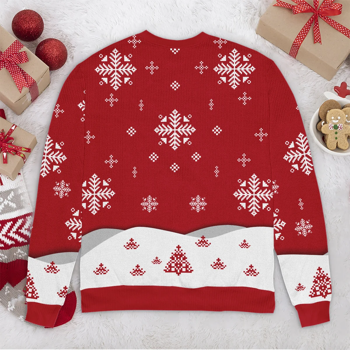 Xmas Pattern Ferrari Formula 1 - Ugly Sweater BLVAF1220925A26FRR - Image 6