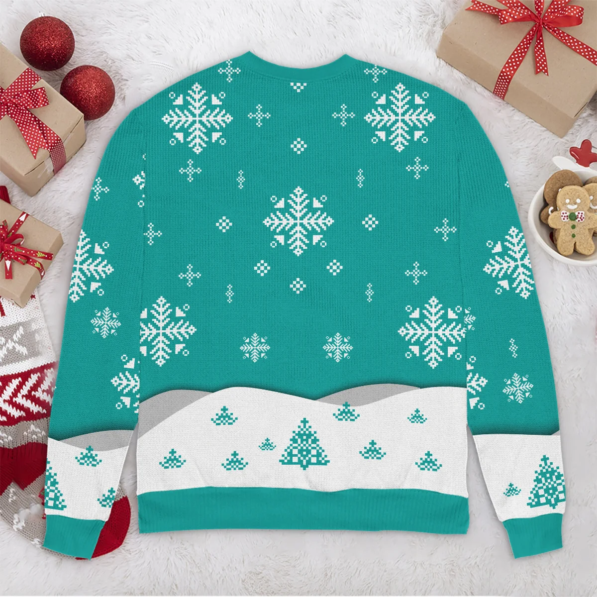 Xmas Pattern Mercedes Formula 1 - Ugly Sweater BLVAF1220925A26MER - Image 6