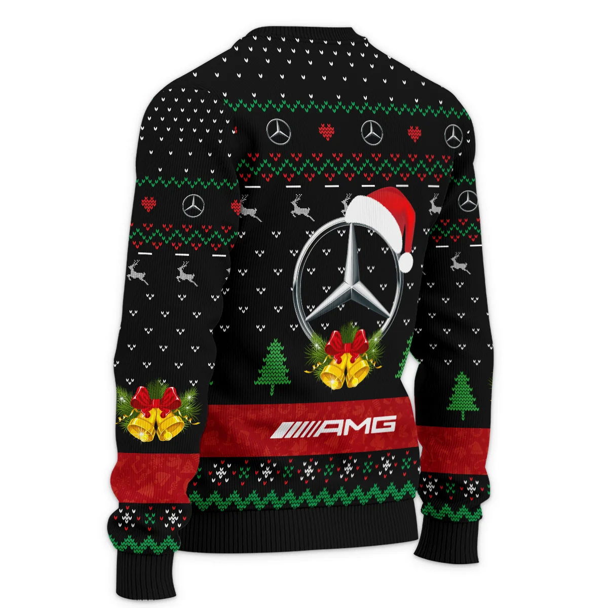 Xmas Pattern Mercedes Formula 1 - Ugly Sweater BLVAF1220925A29MER - Image 5