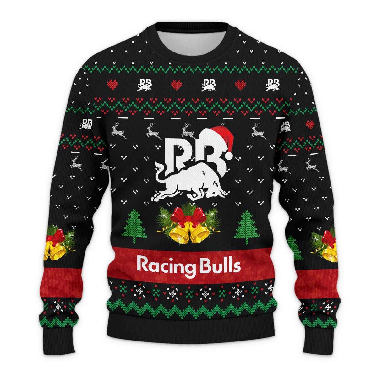 Xmas Pattern Racing Bulls Formula 1 - Ugly Sweater BLVAF1220925A29RAC - Image 2