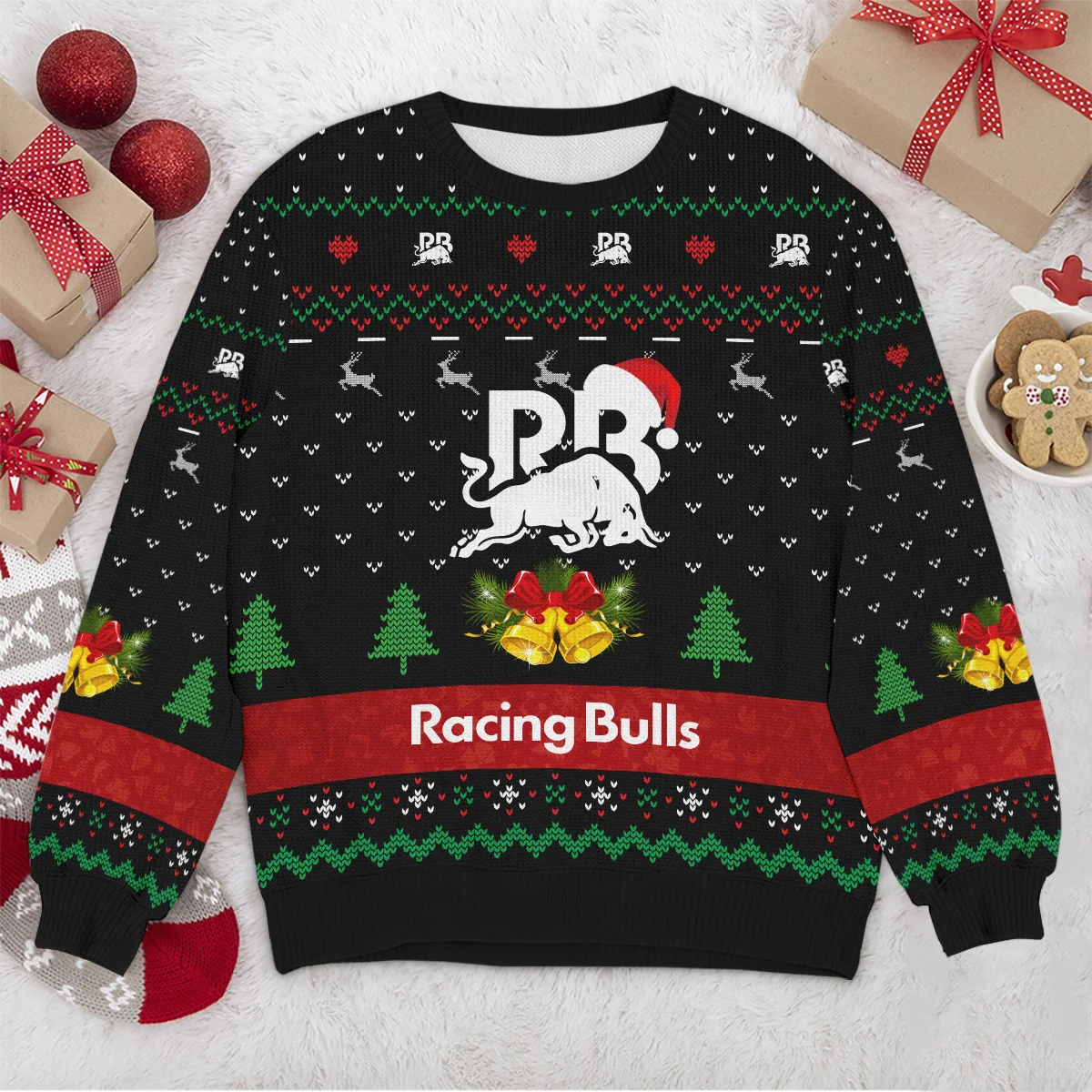 Xmas Pattern Racing Bulls Formula 1 - Ugly Sweater BLVAF1220925A29RAC - Image 4