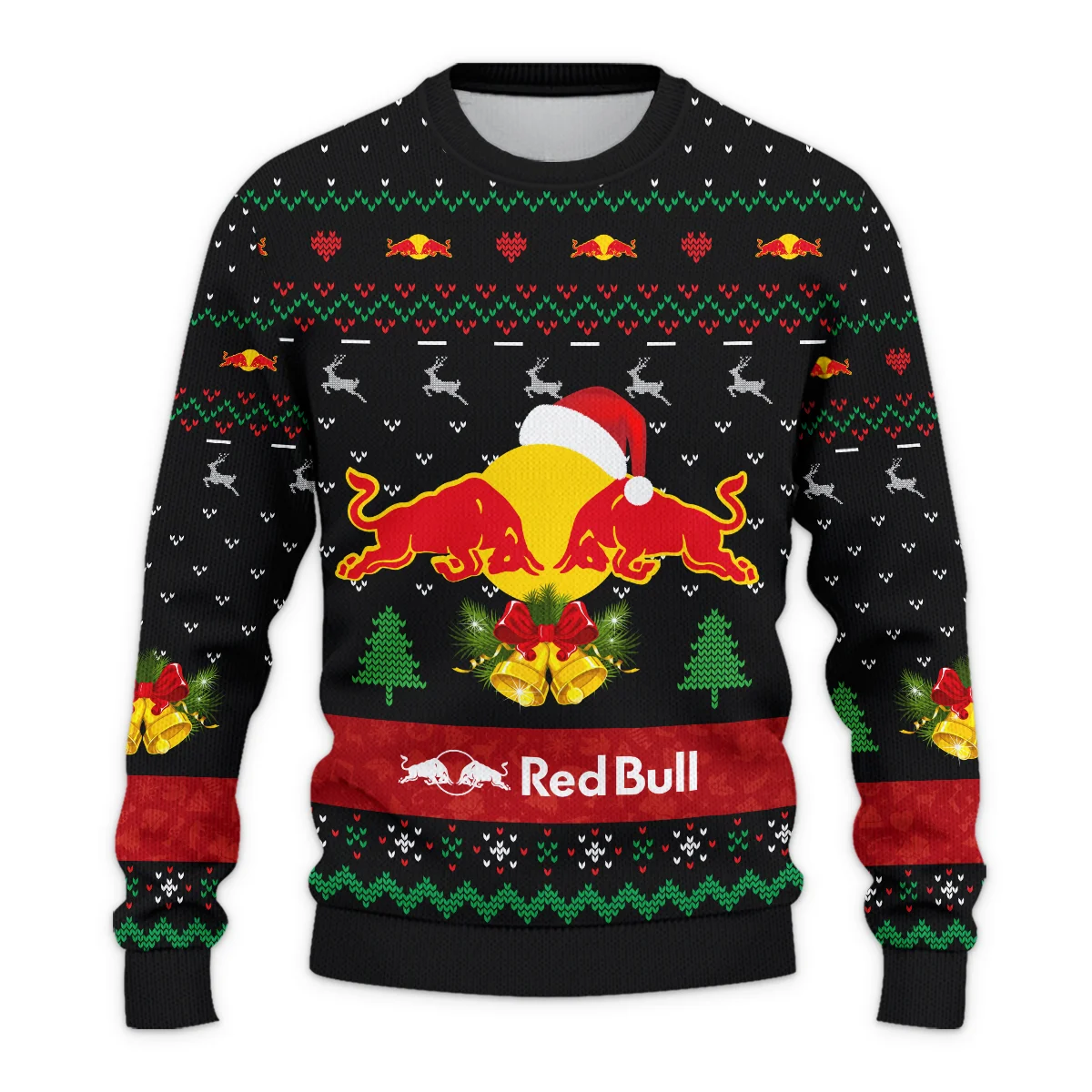 Xmas Pattern Red Bull Racing Formula 1 - Ugly Sweater BLVAF1220925A29RBR - Image 2