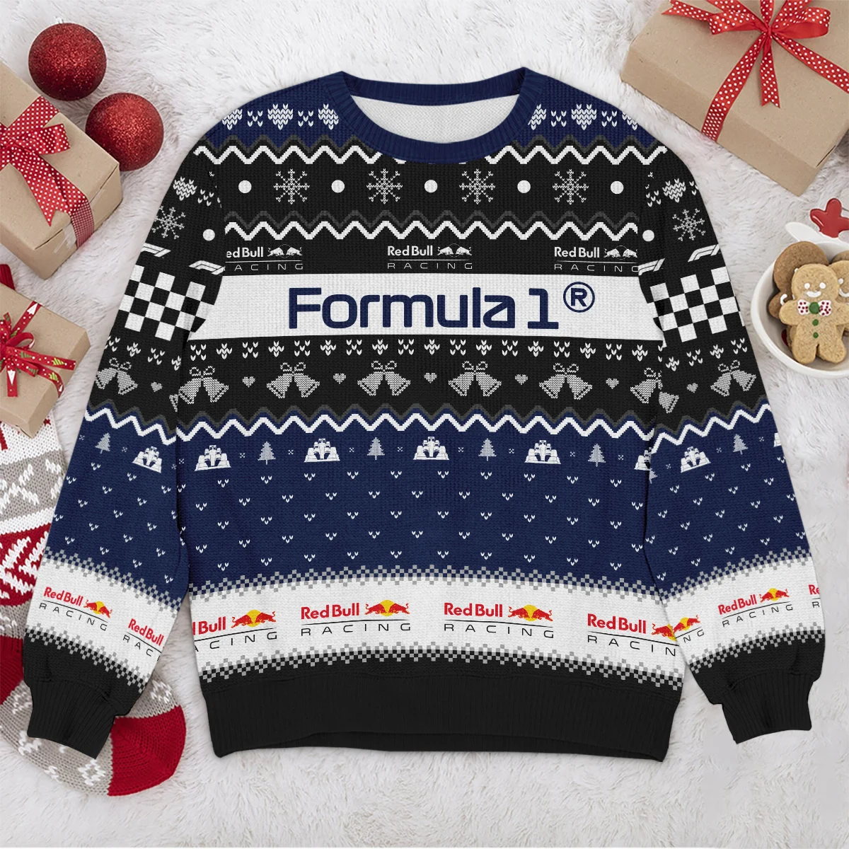 Xmas Red Bull Racing Formula 1 - Ugly Sweater BLVAF1220925A12RBR - Image 4