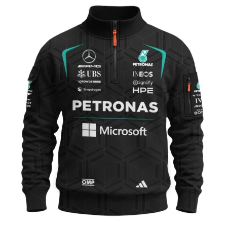 Alternative view of 2026 Kimi Antonelli Mercedes F1 Teamwear Sweatshirt Zipper BLKA29326A1SHZ - Black