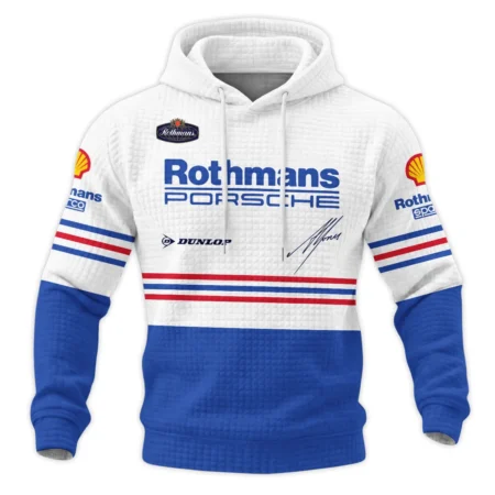 Alternative view of 1984 Alan Jones Rothmans Porsche Sandown 1000 Hoodie Quilted Waffle BLAJ5426A1HQW