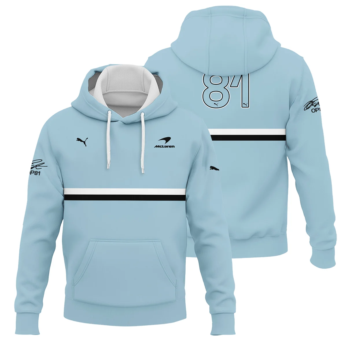 OP81 Oscar Piastri Puma McLaren - Hoodie BLOP28326A1HD