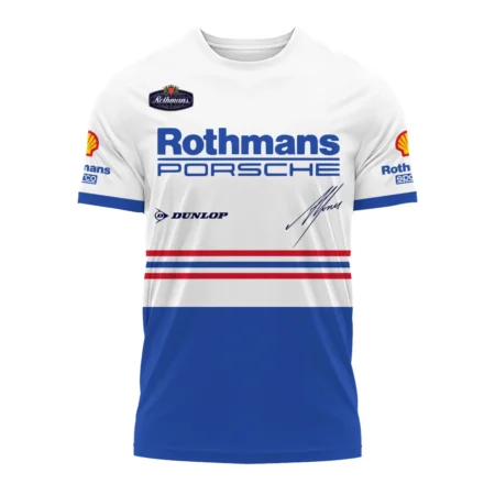 Alternative view of 1984 Alan Jones Rothmans Porsche Sandown 1000 T-Shirt BLAJ5426A1TS