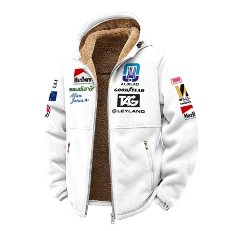 Alternative view of 1980 WDC Alan Jones Williams F1 Winter Fleece Jacket BLAJ5426A2WFJ