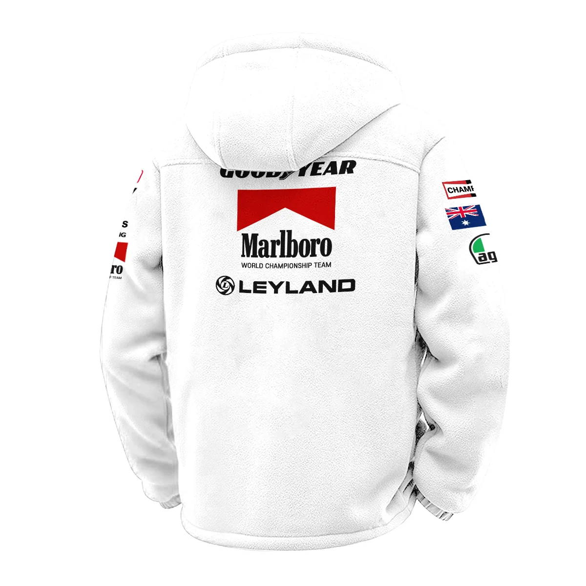 1980 WDC Alan Jones Williams F1 Winter Fleece Jacket BLAJ5426A2WFJ - Image 3