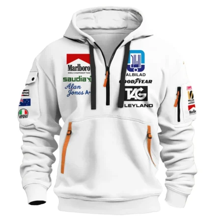 Alternative view of 1980 WDC Alan Jones Williams F1 Hoodie Half Zip BLAJ5426A2HDF