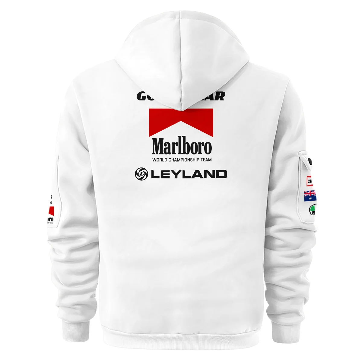 1980 WDC Alan Jones Williams F1 Hoodie Half Zip BLAJ5426A2HDF - Image 3