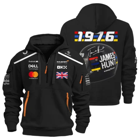 James Hunt x 2025 Edition Hoodie Half Zipper For Fans BL2725A3HDF - Motorsport Lifestyle Wear